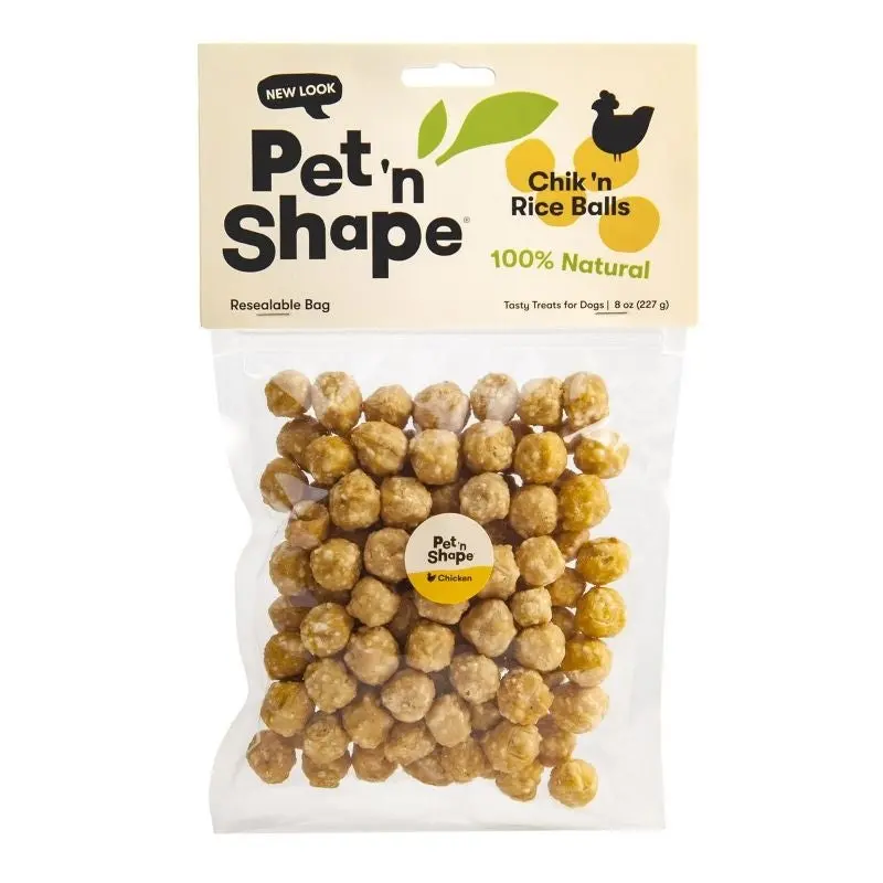 Pet n Shape Chik n Rice Balls Dog Treat