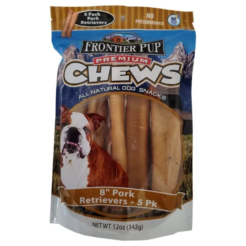 Frontier Pup Pork Retriever Dog Treat 5 Pack