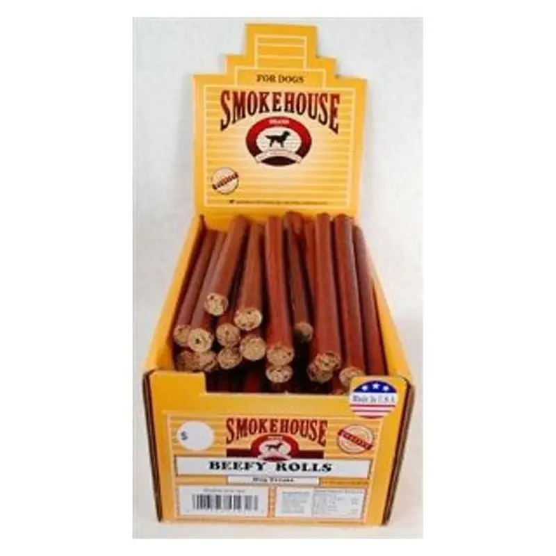 Smokehouse Beefy Rolls Bulk Dog Treat
