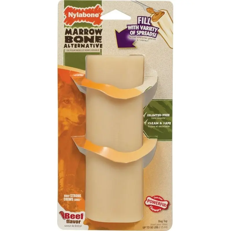 Nylabone Dura Chew Animal Part Alt Marrow L Beef
