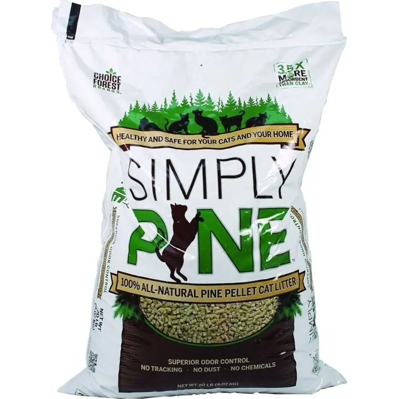 Simply Pine Pellet Cat Litter 20 Lb