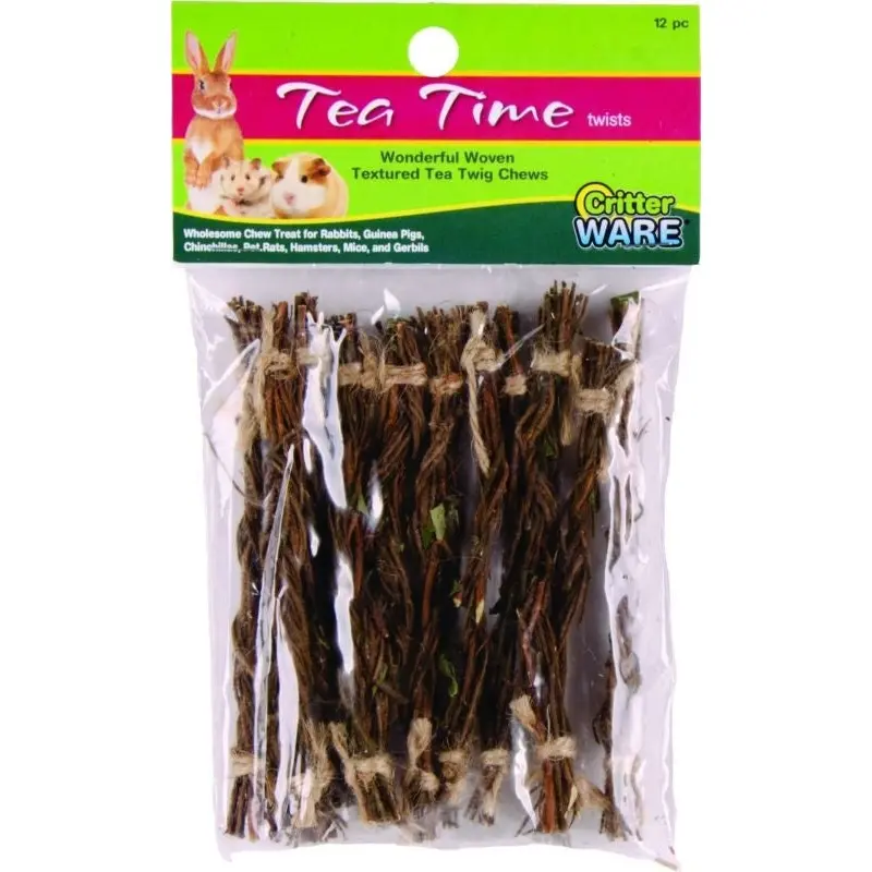 Ware Tea Time Twist Wholesome Sm Animal Chew 12pc