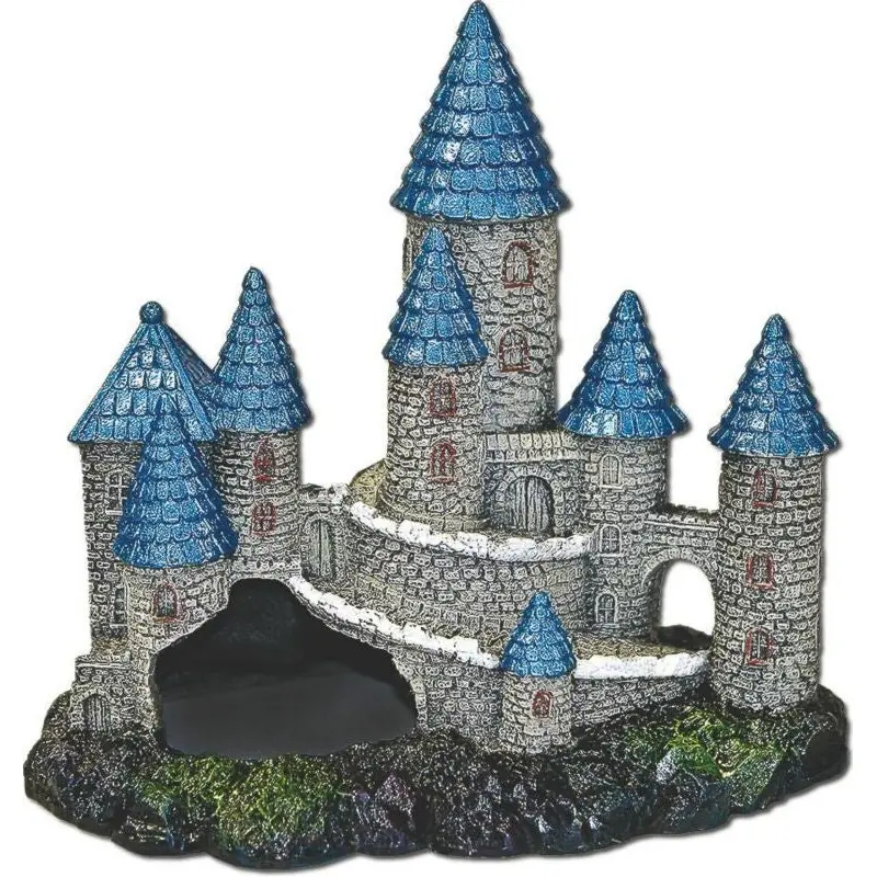 Blue Ribbon Blue Sprire Castle Aquatic Decoration