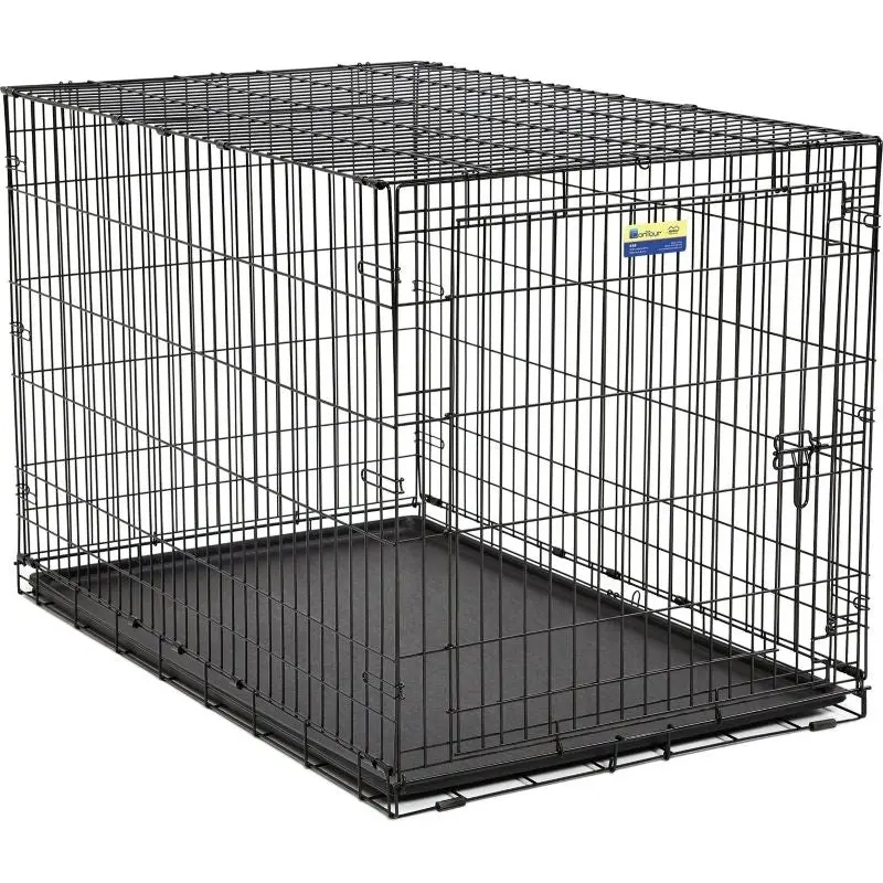 Contour Single Door Dog Crate 18x12x14 Black