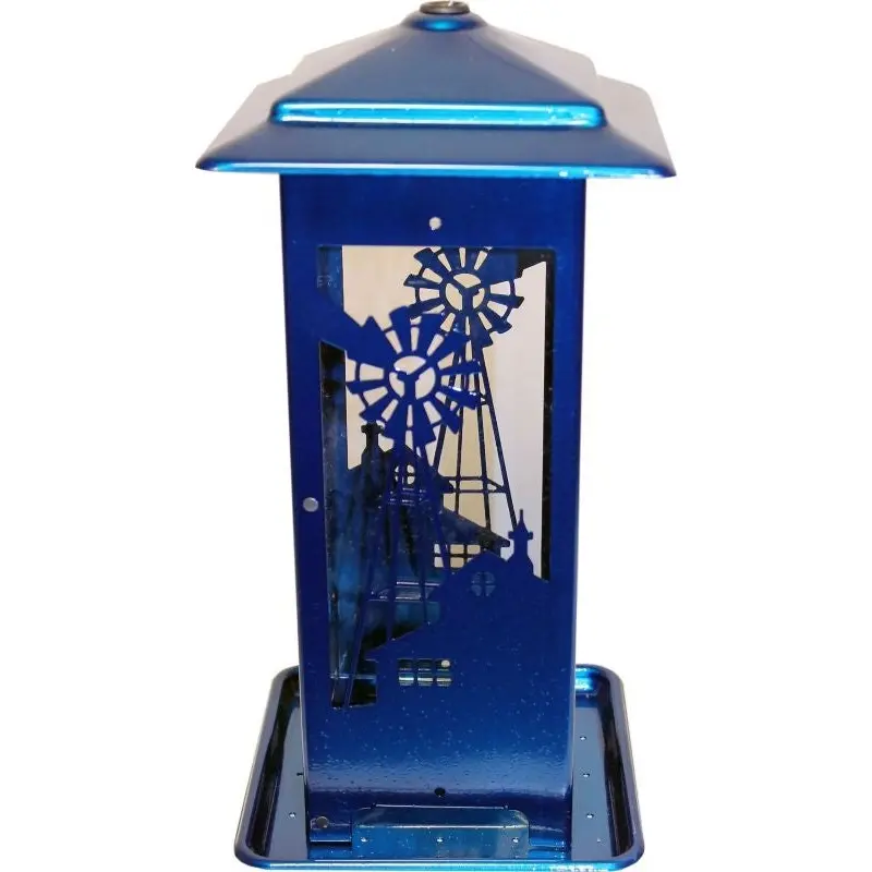 Homestead Windmill Seed Feeder 5 lb Blue
