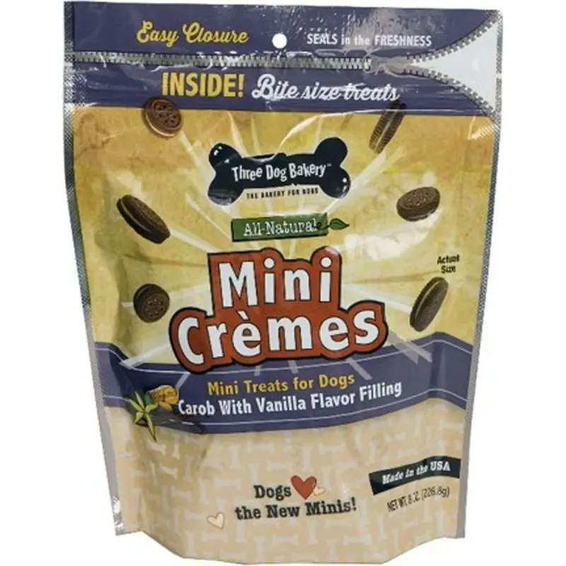 Mini Classic Cremes Treats 8oz Carob Vanilla