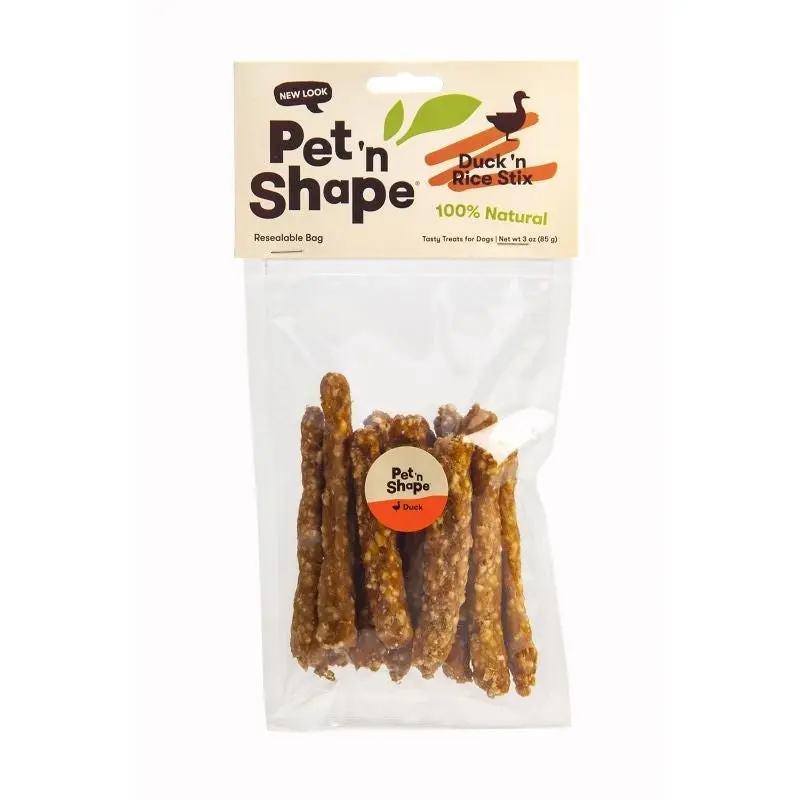 Pet n Shape Duck n Rice Stix Dog Treat
