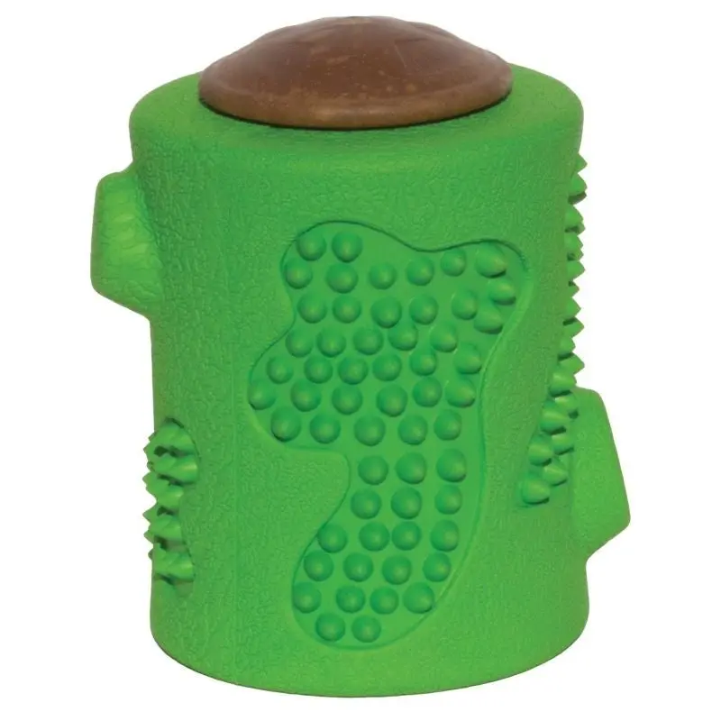 Starmark RubberTuff Treat Stump Dog Toy