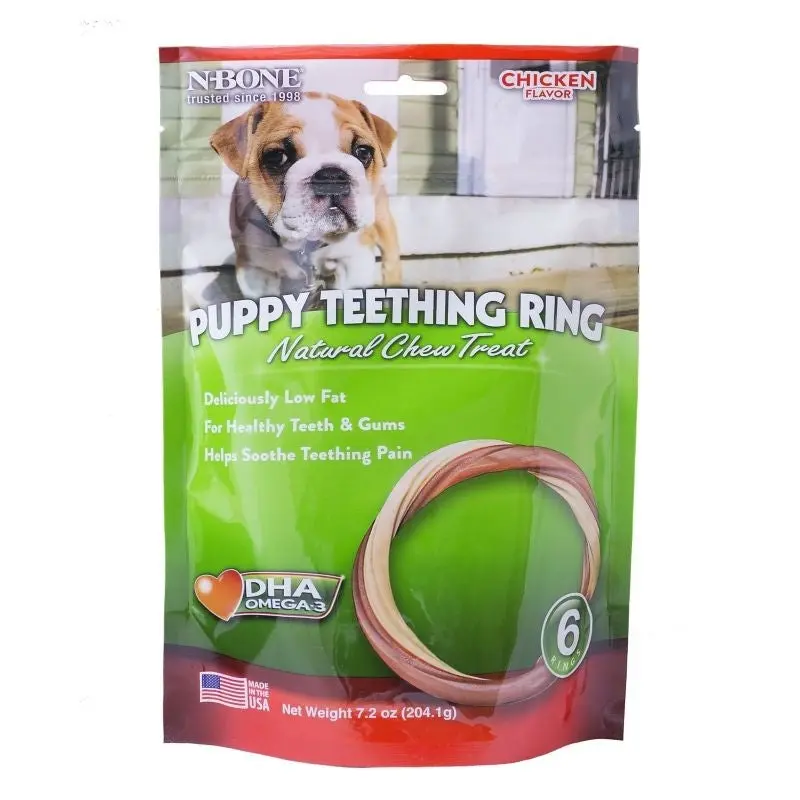 N-Bone Chicken Flavor Puppy Teething Ring