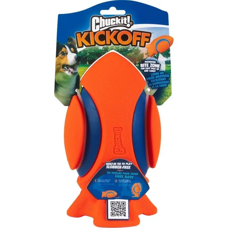 Chuckit Kickoff Dog Fetch Toy Md 8 Pk Orange