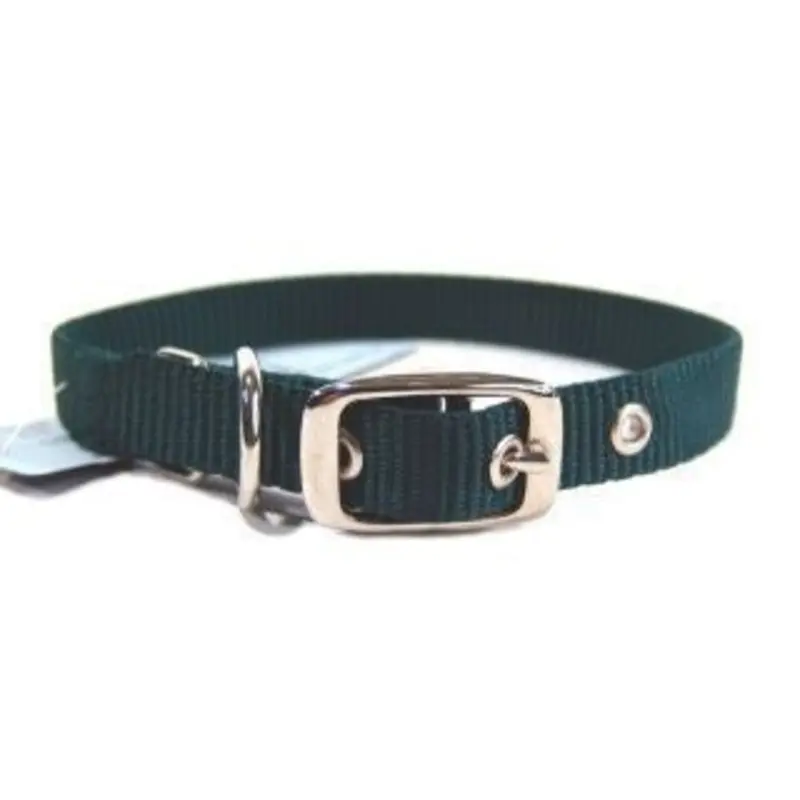 Nylon Dog Collar 16 Inx5/8 In Hunter Grn