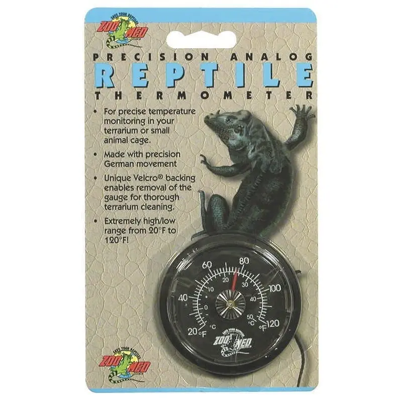 Reptile Thermometer 0.25 x 0.25 x 0.75 Bk
