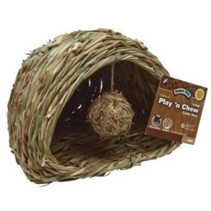 Super Pet Natural Play-N-Chew Cubby Nest Large