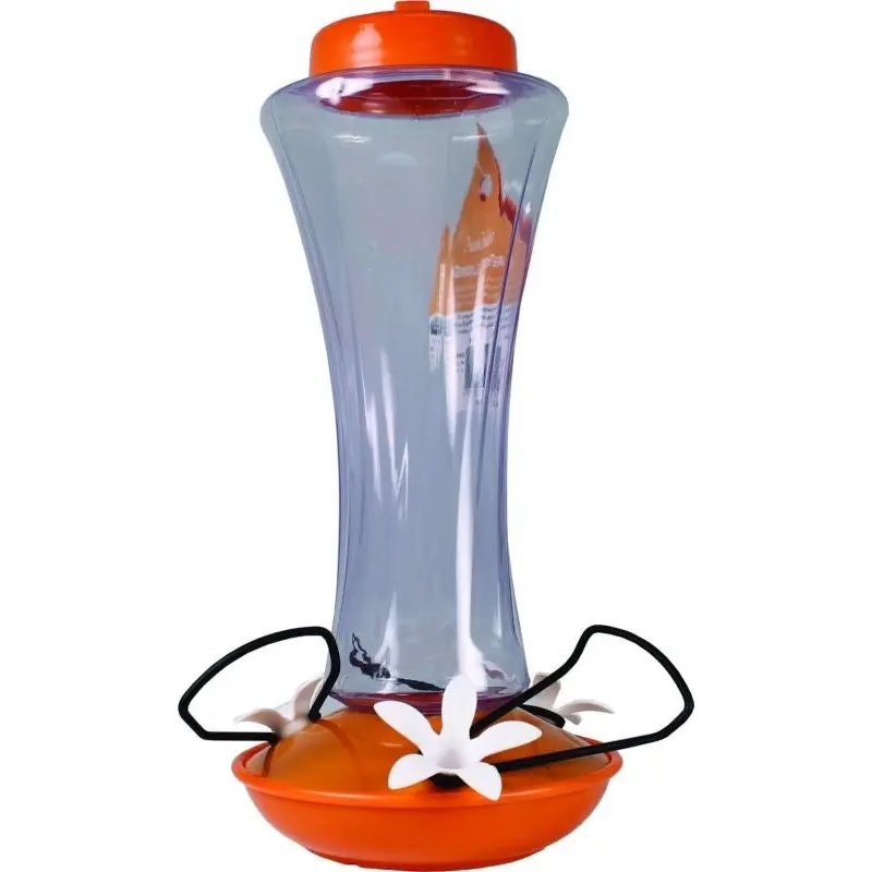 Audubon Plastic Oriole Feeder 20oz Clear/Orange