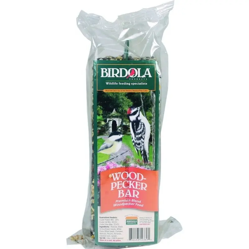 Birdola Seed Bar 14oz Woodpecker