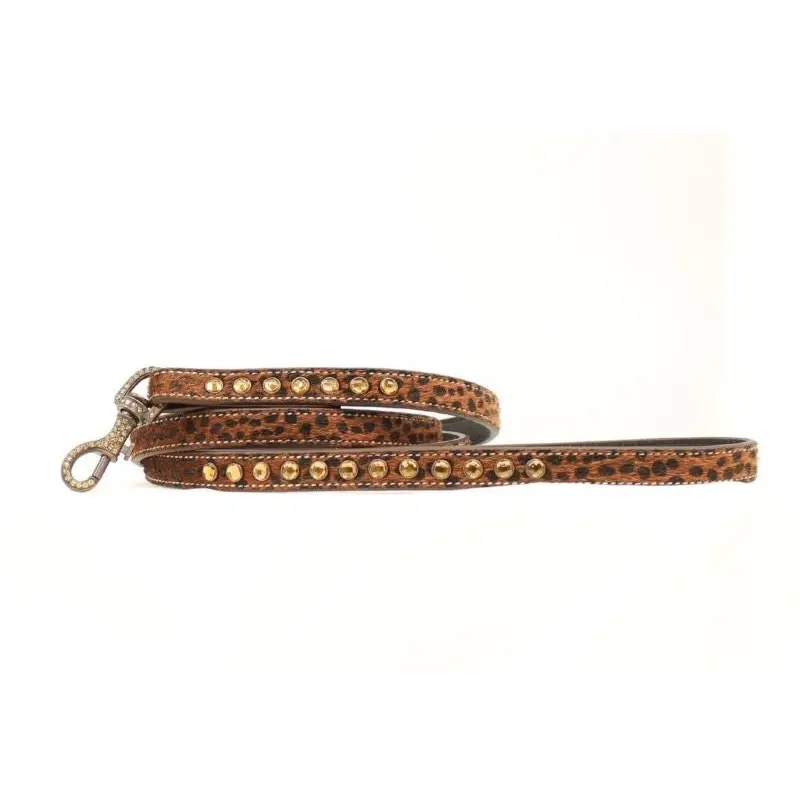 Blazin Roxx Blinged Leash 6ft Leopard