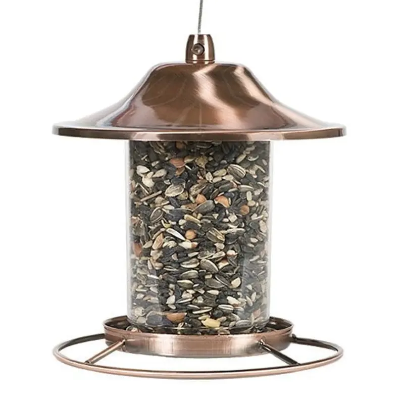 Perky-Pet Copper Panorama Bird Feeder Copper