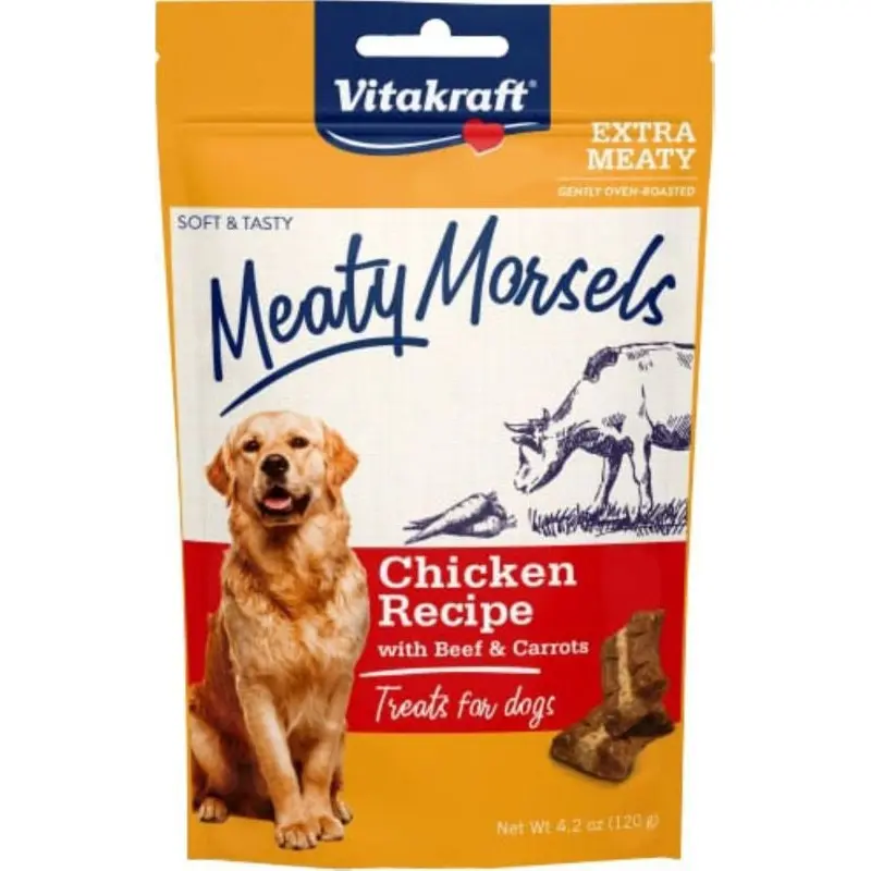 Meaty Morsels Dog Treat Beef/Carrot 48oz