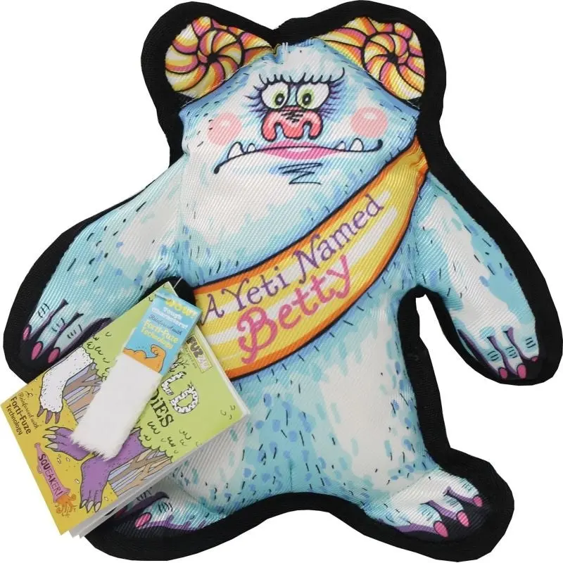 A Yeti Named Betty Dog Toy Wild Woodies Large Blue