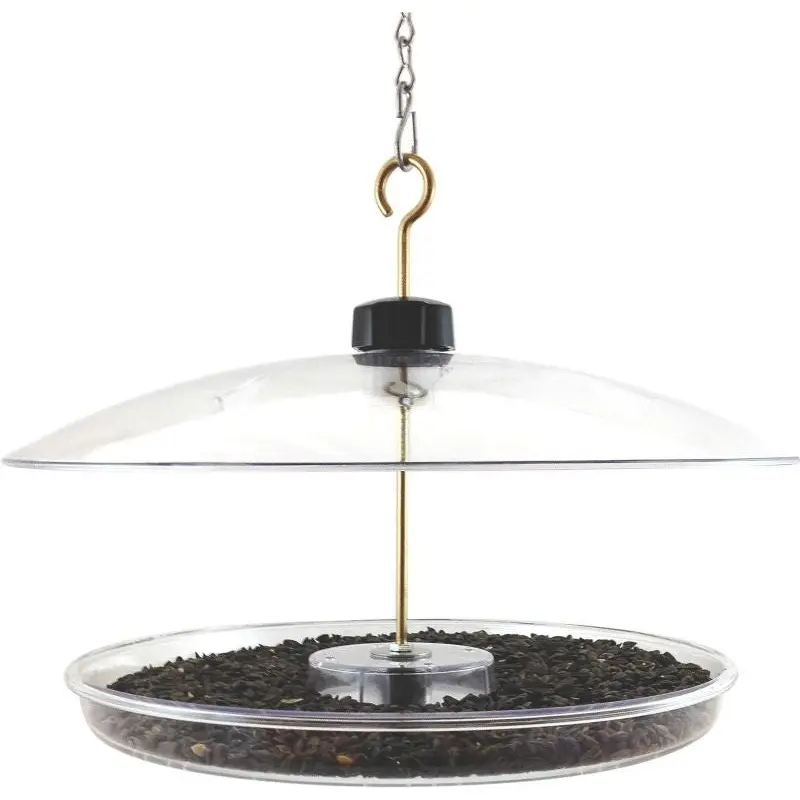 Covered Platform Feeder 14.75in Clear