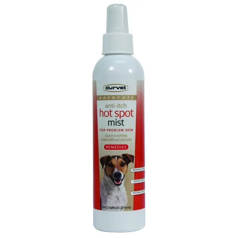 Durvet Natural Anti-Itch Hot Spot Mist 8 oz. Clear