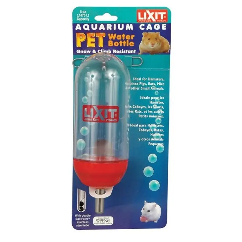 Lixit Aquarium/Cage Water Bottle - 5 Oz