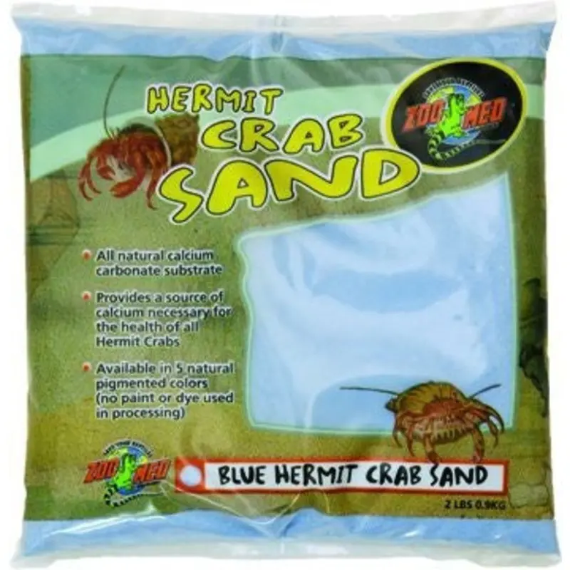 Zoo Med Hermit Crab Sand 2 Lb Blue