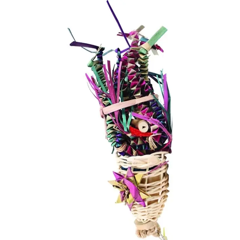 Java Wood Squiddy Bird Toy MD Multi
