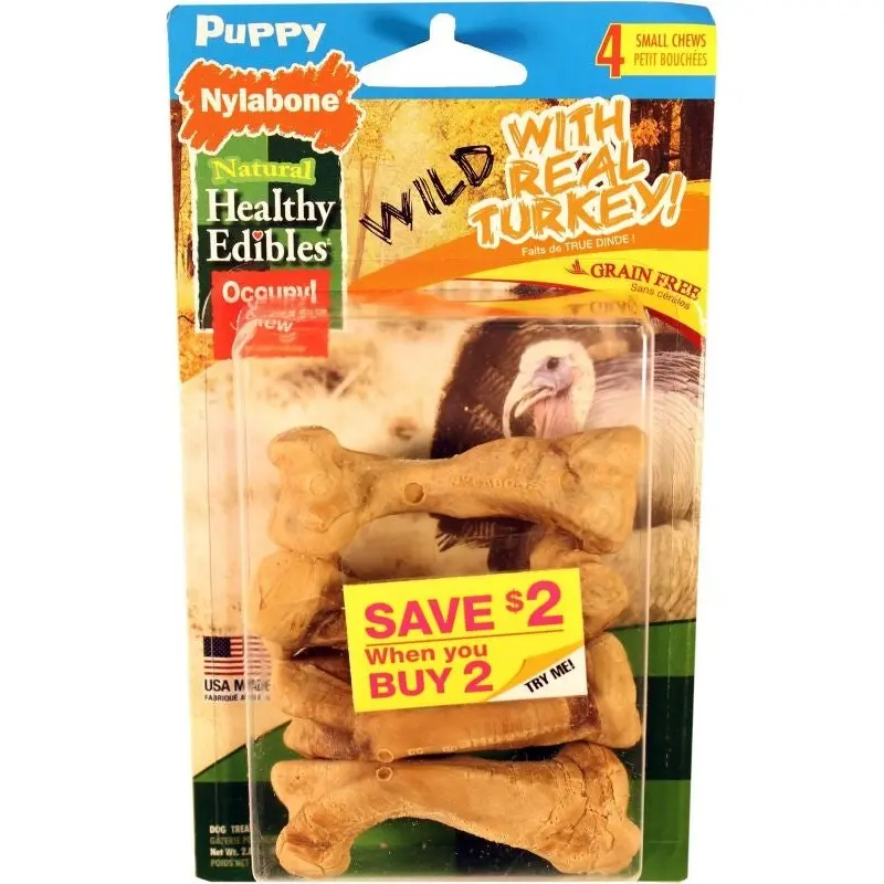 Nylabone Healthy Edibles Wild Puppy LG Turkey