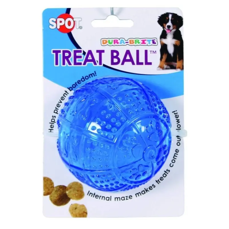 SPOT Dura-Brite Treat Dispensing Ball Dog Toy