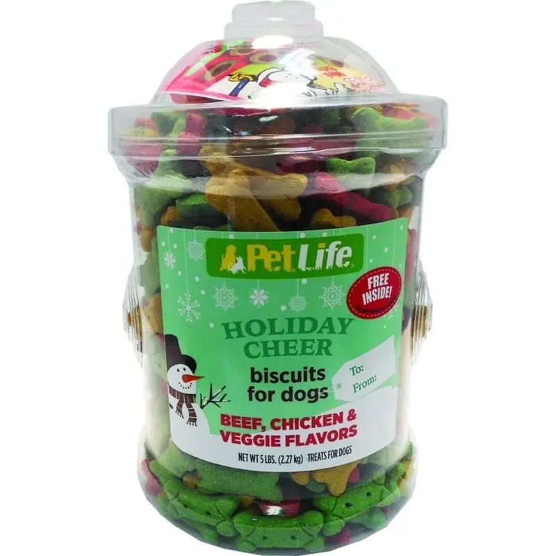 Triumph Petlife Holiday Cheer Biscuit For Dogs 5LB
