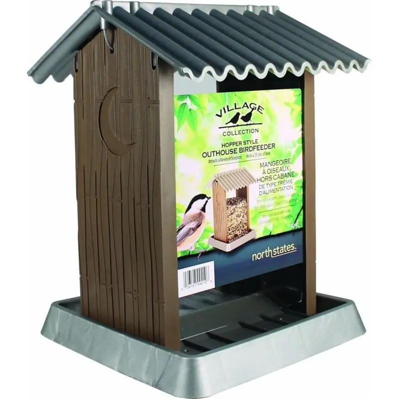 Village Collection Outhouse Bird Feeder 4.25lb