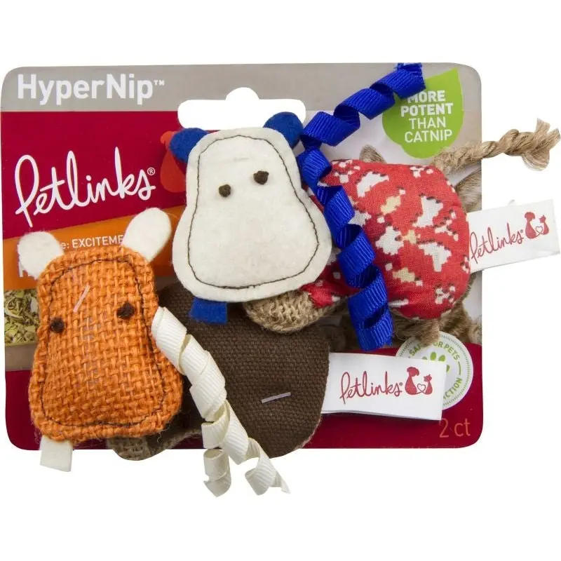 Hypernip Hyper Hippos Cat Toys 2Pk