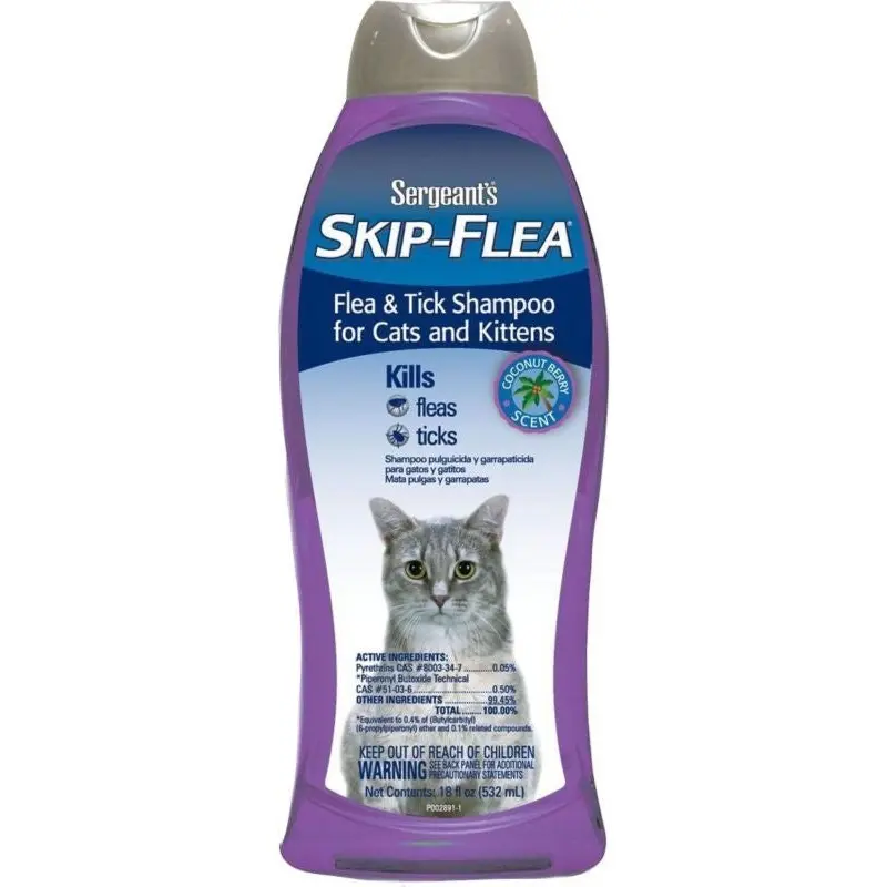 Sergeants Skip-Flea / Tick Shampoo - Cats 18oz