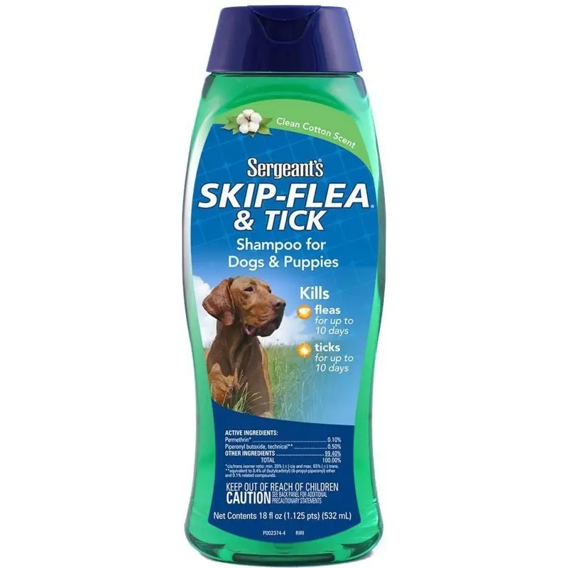 SkipFlea And Tick Shampoo Dogs 18oz Cotton