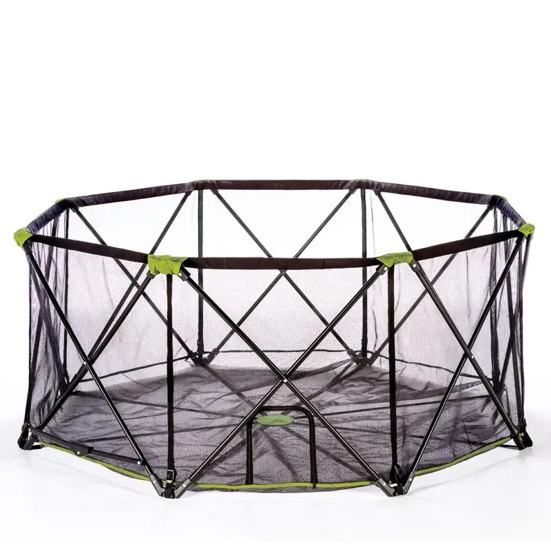 Carlson Pet Portable Eight-Panel Green Pet Pen
