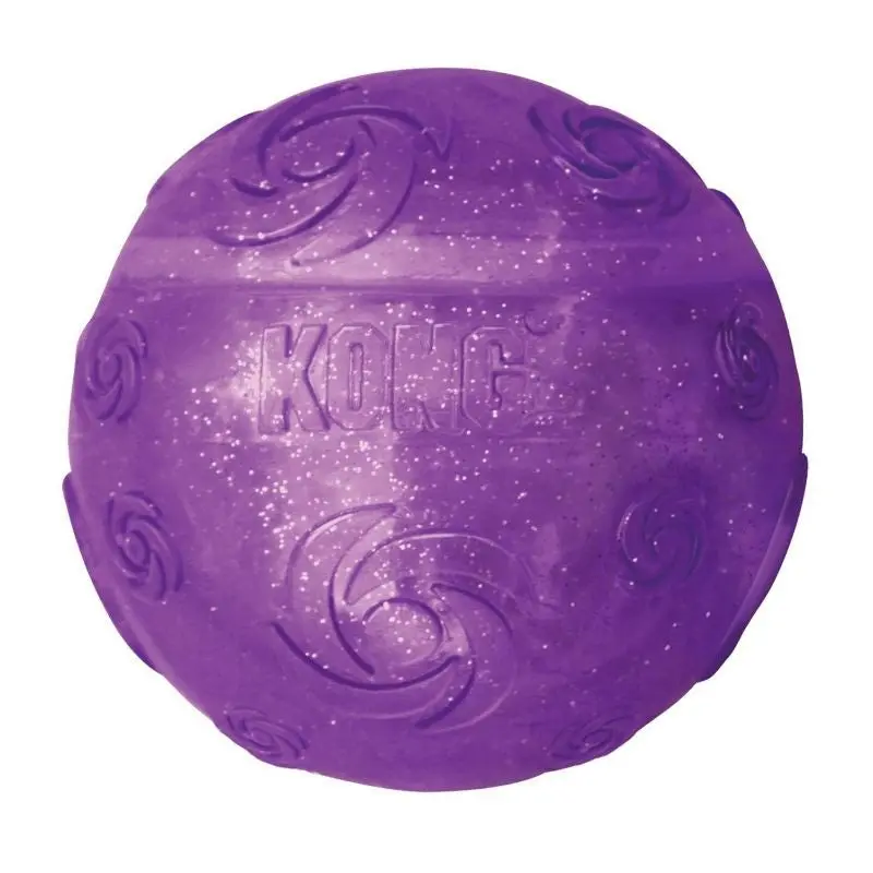 KONG Squeezz Crackle Ball Dog Toy