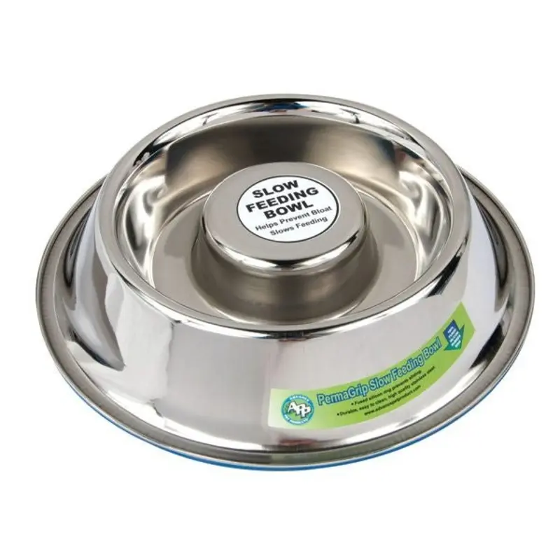 SS Anti-Skid Slow Feed Bowls