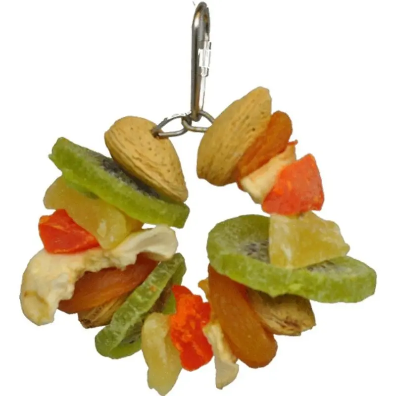 Happy Beaks Tropical Delight Dlx FruitNut Ring SM