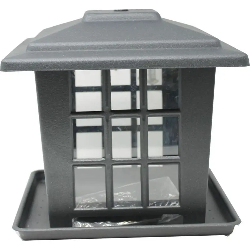 Mountain Lantern Birdfeeder Black