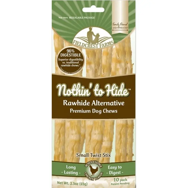 Nothin To Hide Small Twist Stix Chicken 10pk