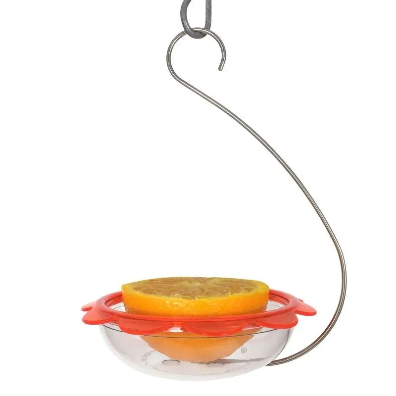 Bos Marmalade Hanging Oriole Feeder 5 Clear/Orange