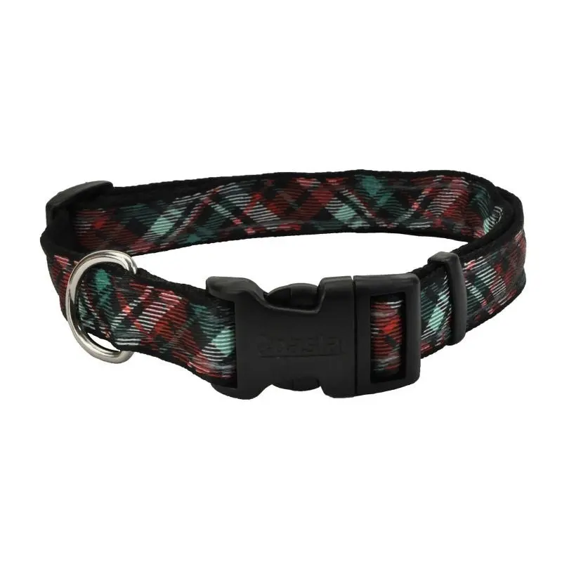 Classic Plaid Holiday Dog Collar