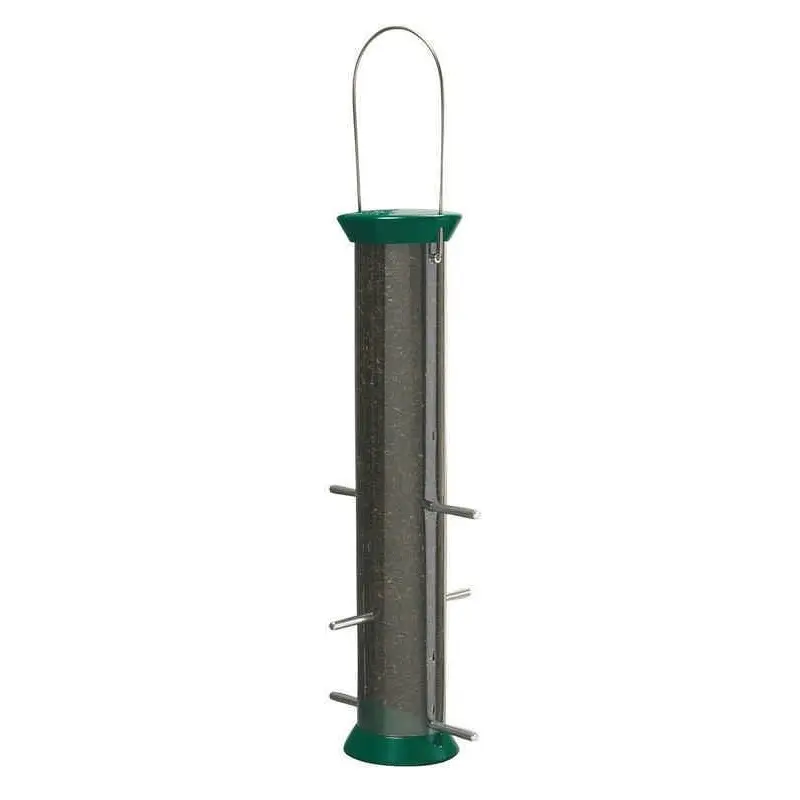 Droll Yankees Metal Thistle Feeder Green