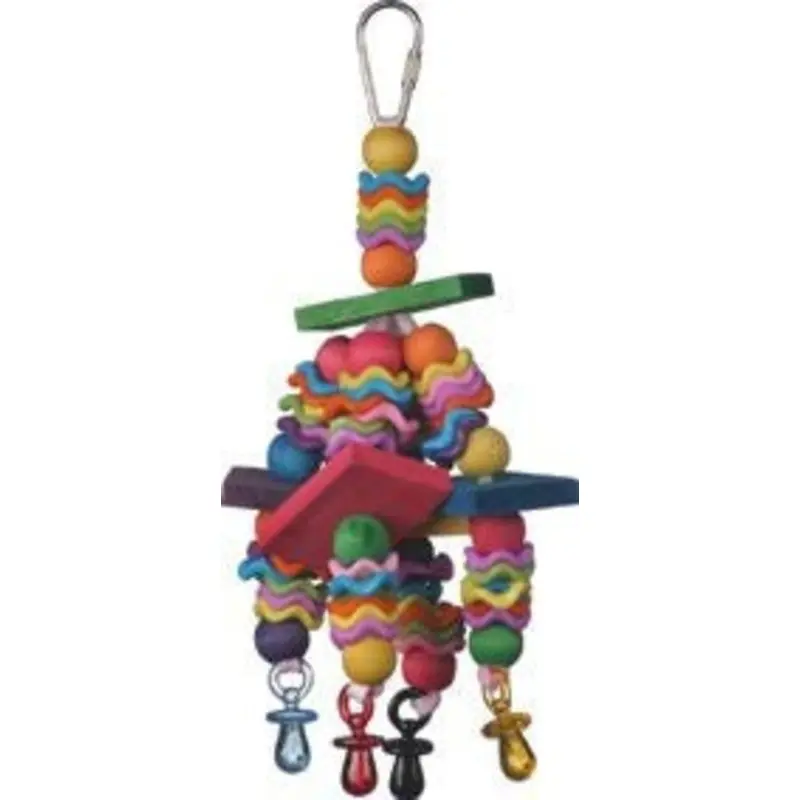 Happy Beaks Fiesta Blocks Bird Toy
