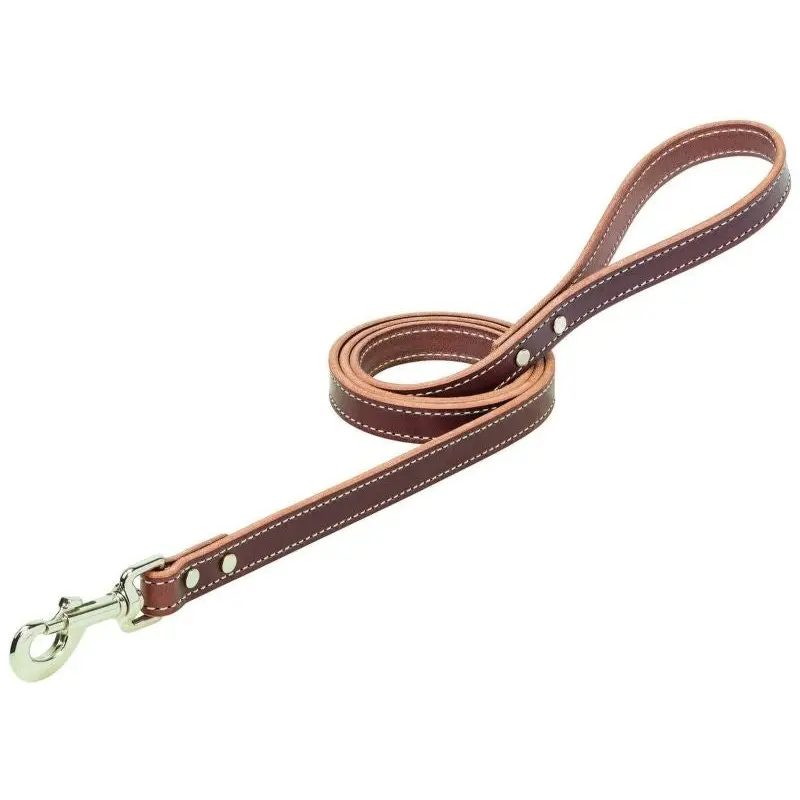 Weaver Western Edge Leash 3/4 X 4 Brown