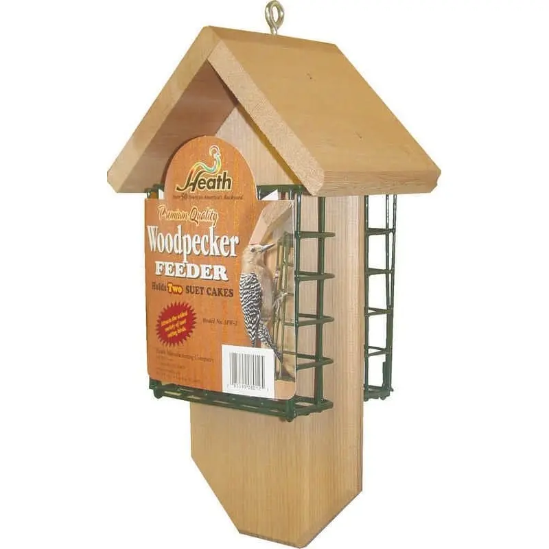 Suet Double-Sided Feeder For Birds 5x7x14 Natural