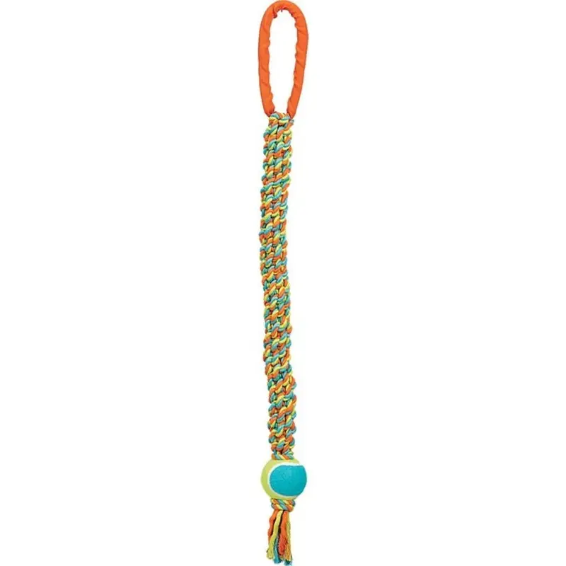 Chomper Rope And Tennis Ball Tug Toy