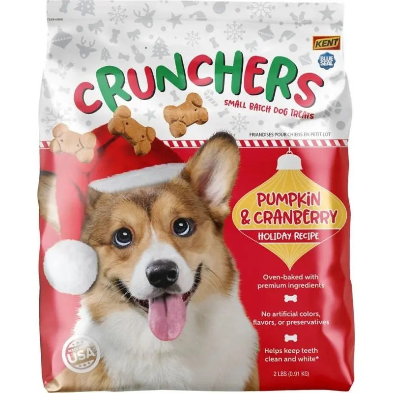 Crunchers Holiday Small Batch Dog Treats Pumpkin
