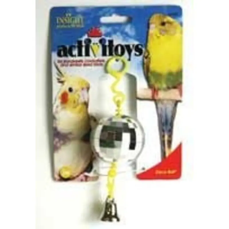JW Pet Activitoy Disco Ball Bird Toy